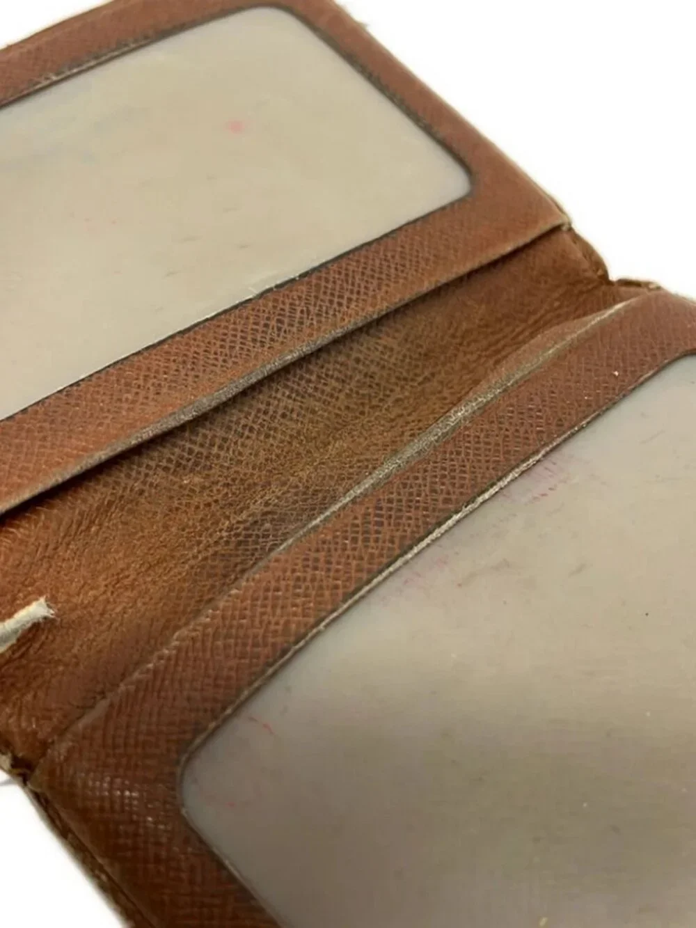 LOUIS VUITTON Porte 2 Cartes Vertical M60533 Monogram CA0954 Pass Holder